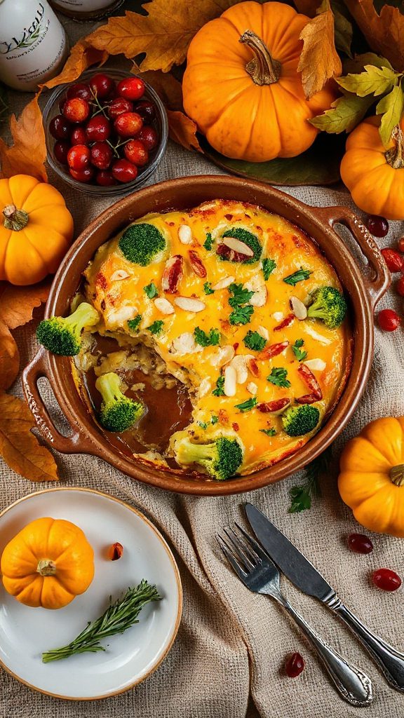 cheesy vegetable casserole recipe