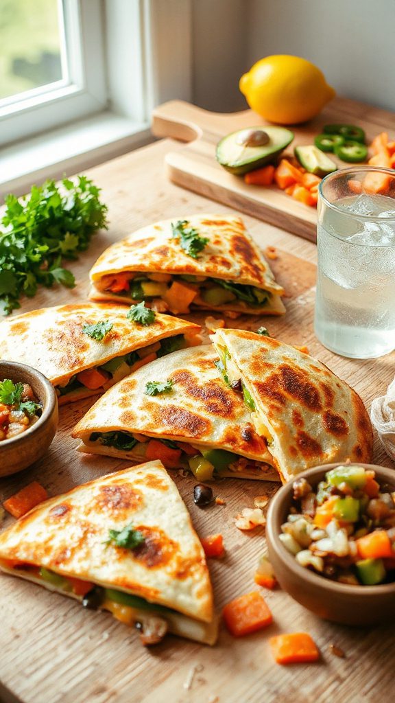 cheesy veggie quesadilla recipe
