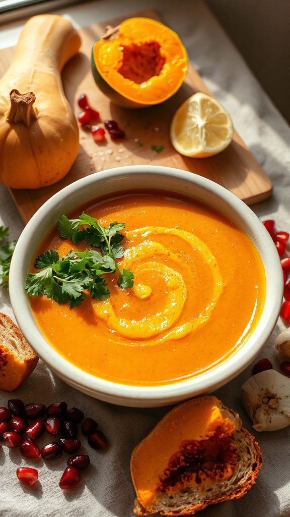 chermoula spiced butternut squash soup chermoula spiced butternut squash soup
