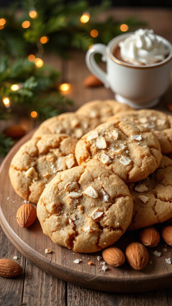 chewy almond butter cookies