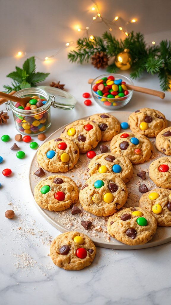 chewy chocolate m m cookies