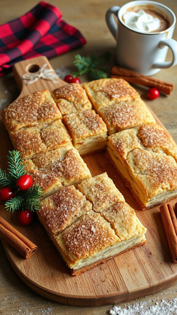 chewy cinnamon sugar cookie bars
