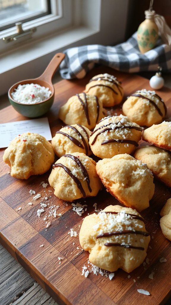 chewy coconut cookie treats
