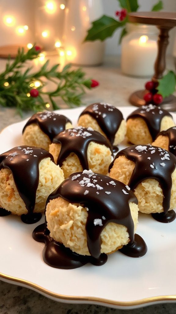 chewy coconut dark chocolate