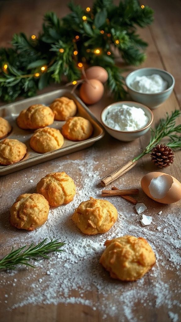 chewy coconut holiday cookies