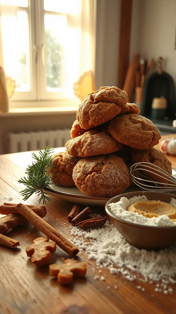 chewy ginger molasses cookies recipe