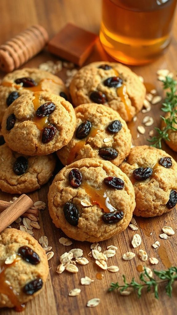 chewy honey oatmeal cookies chewy honey oatmeal cookies