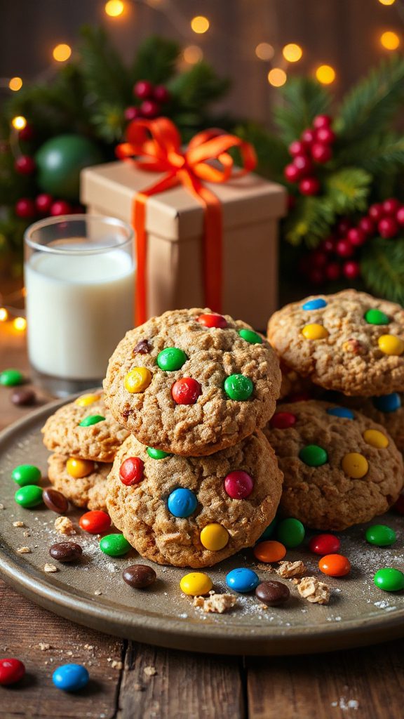 chewy m m oatmeal cookies