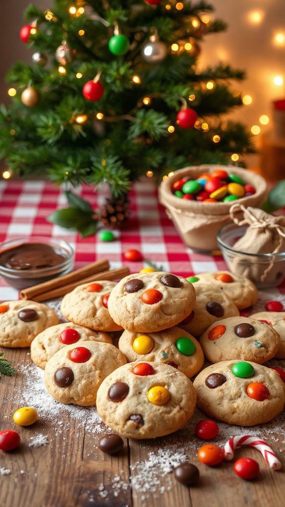 chewy m m pudding cookies