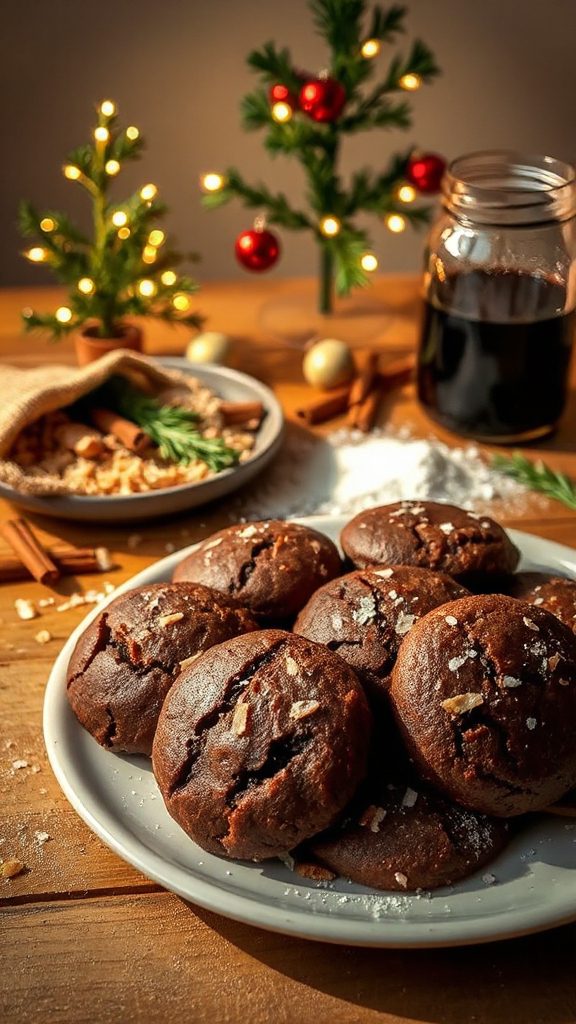 chewy molasses coconut cookies