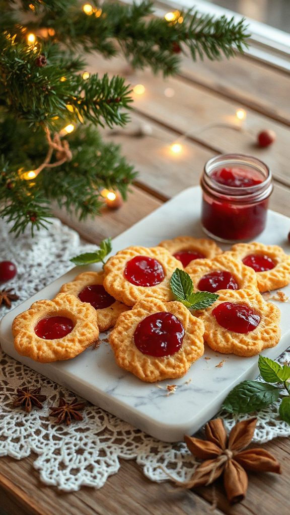 chewy nutty raspberry cookies