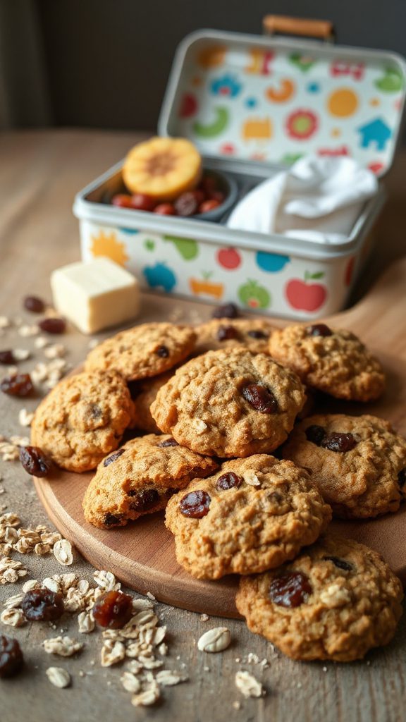 chewy oatmeal raisin cookies