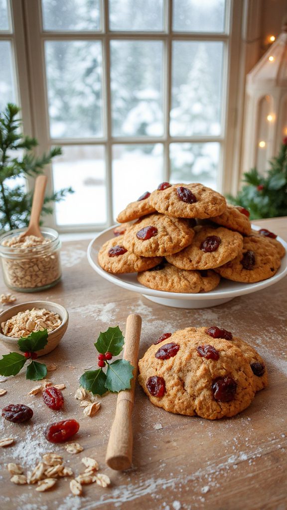 chewy oatmeal raisin cookies
