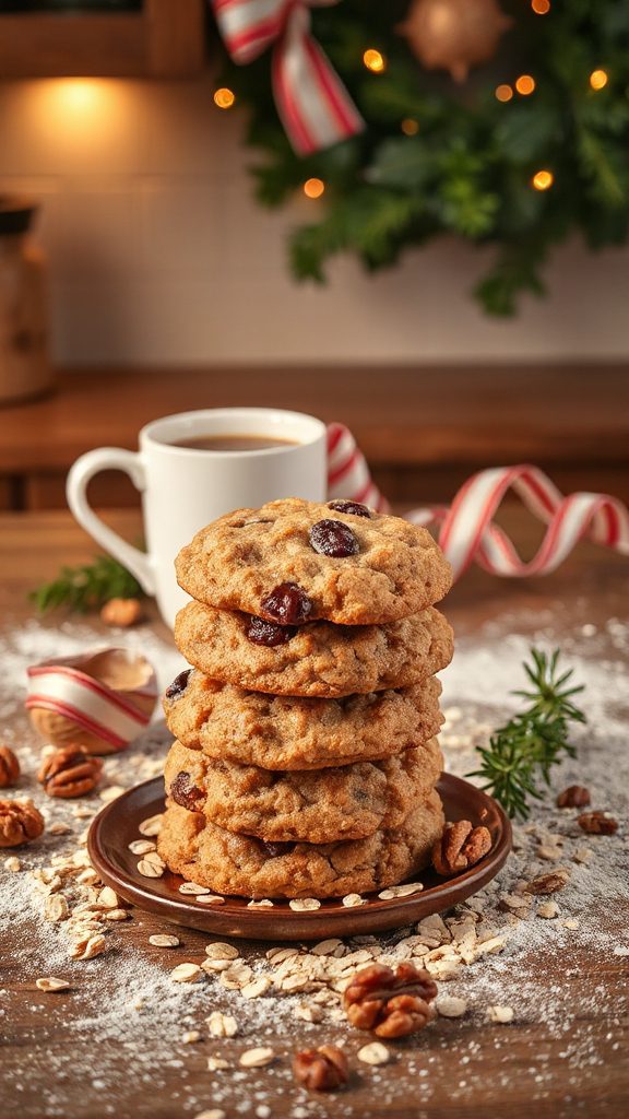 chewy oatmeal raisin cookies