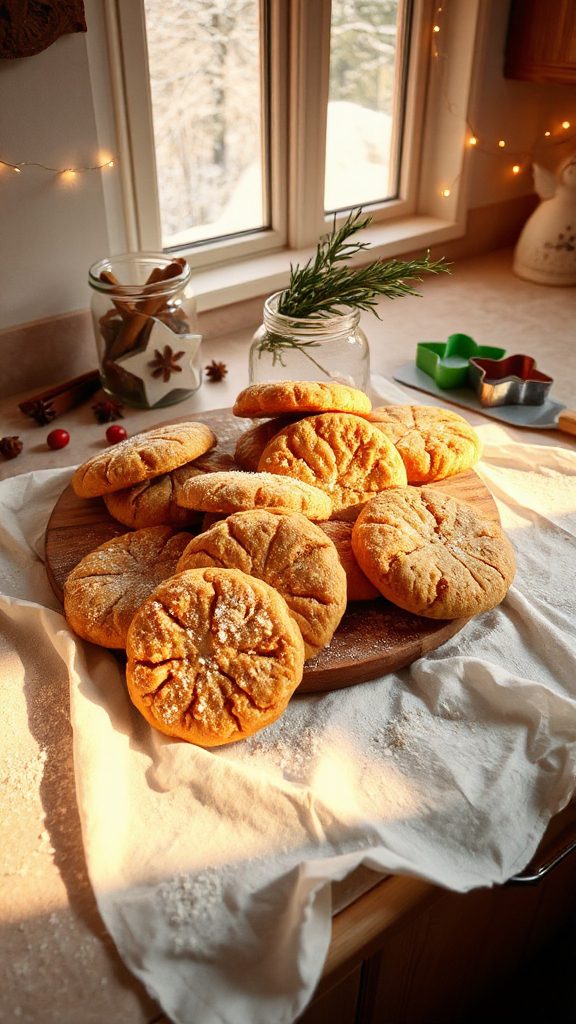chewy spiced holiday cookies