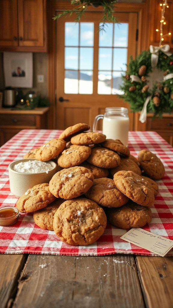 chewy spiced holiday cookies