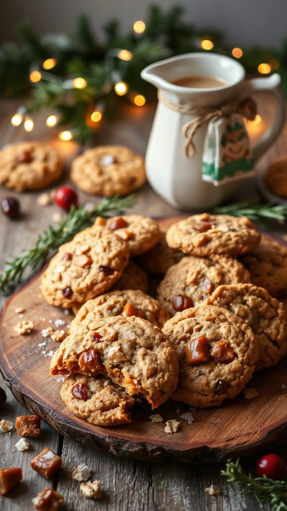 chewy toffee oatmeal cookies