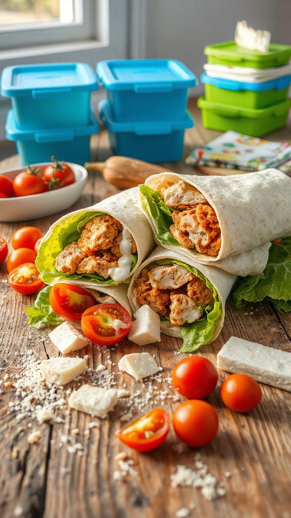 chicken caesar wrap recipe