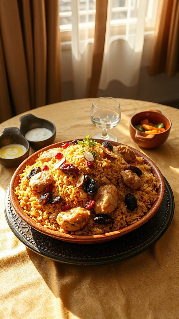 chicken plov with dried fruits chicken plov with dried fruits