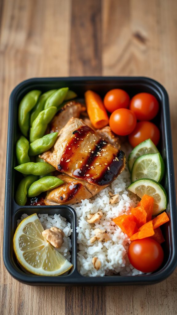 chicken teriyaki rice bowl