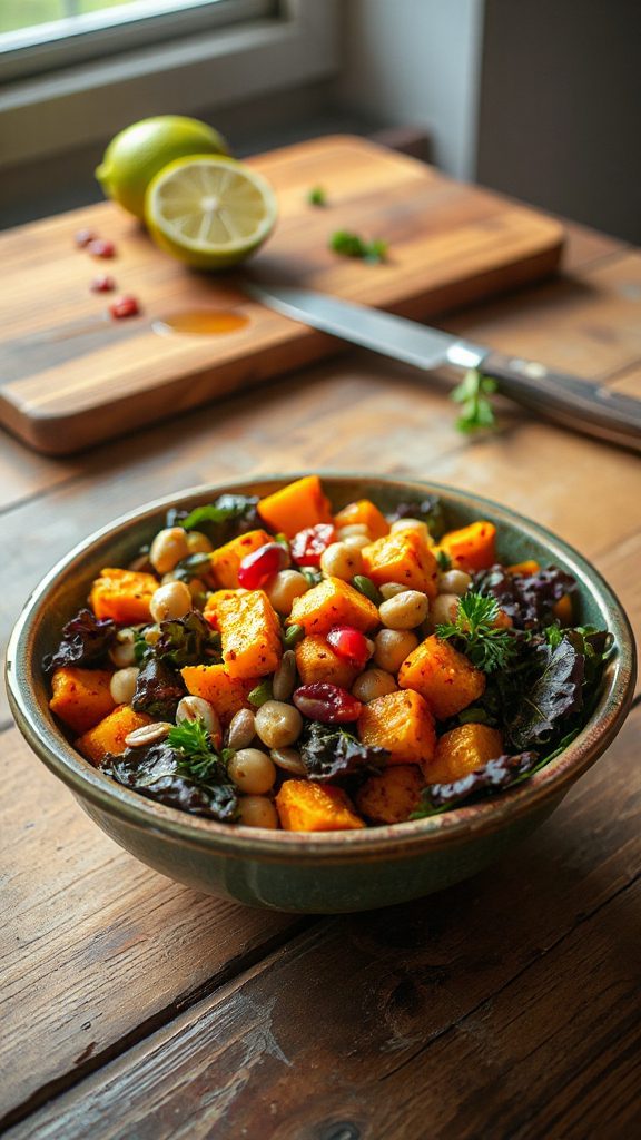 chickpea pumpkin salad recipe