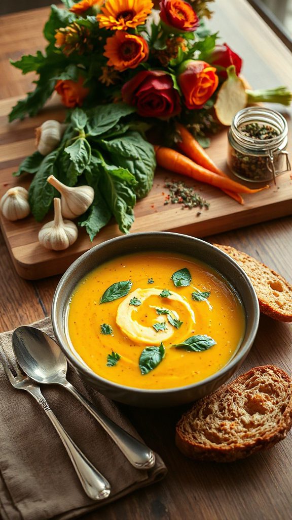 chickpea spinach soup recipe