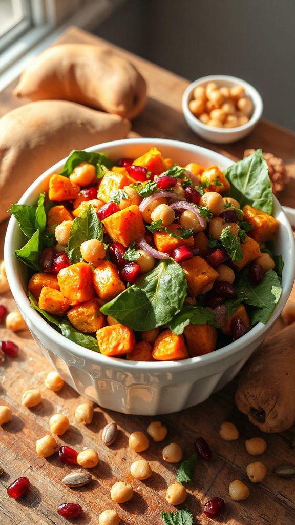 chickpea sweet potato salad recipe