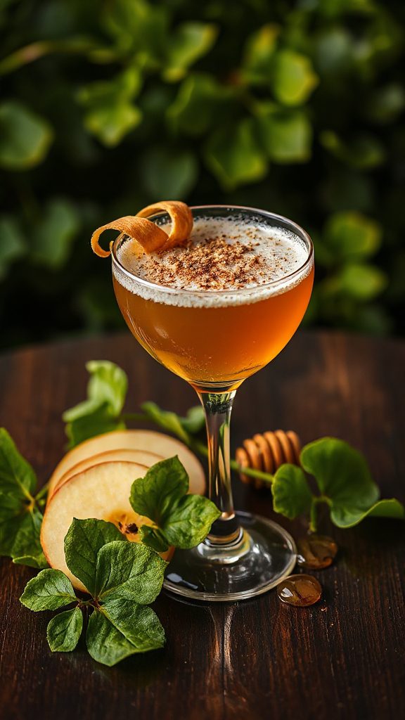 chilled honey sorrel apple tea