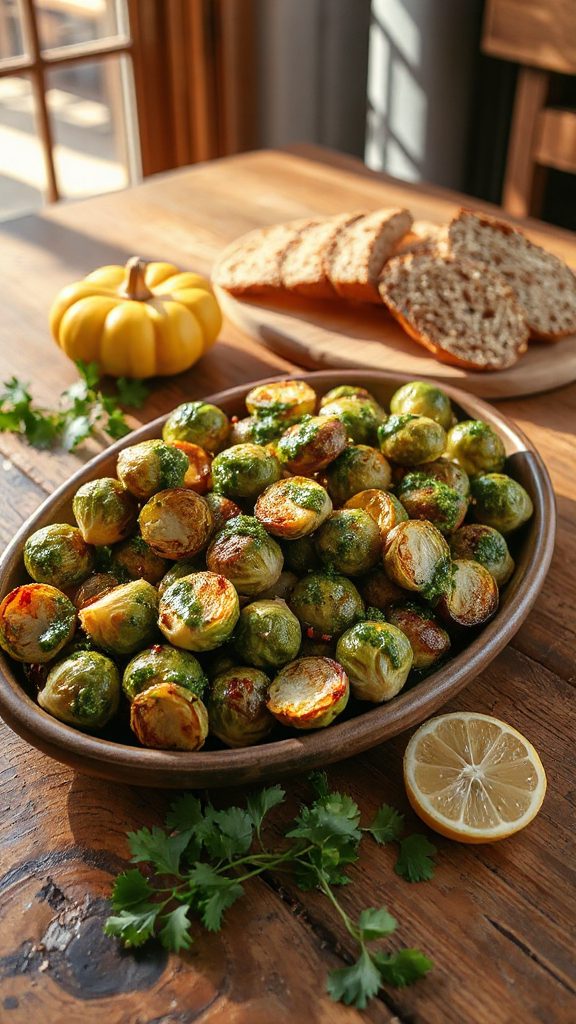 chimichurri brussels sprouts recipe