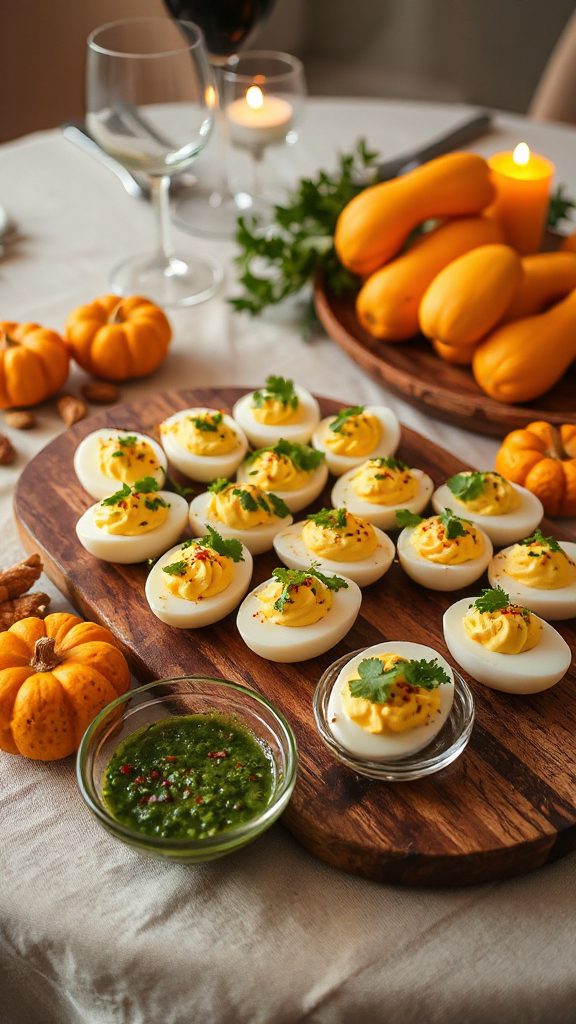 chimichurri deviled eggs recipe