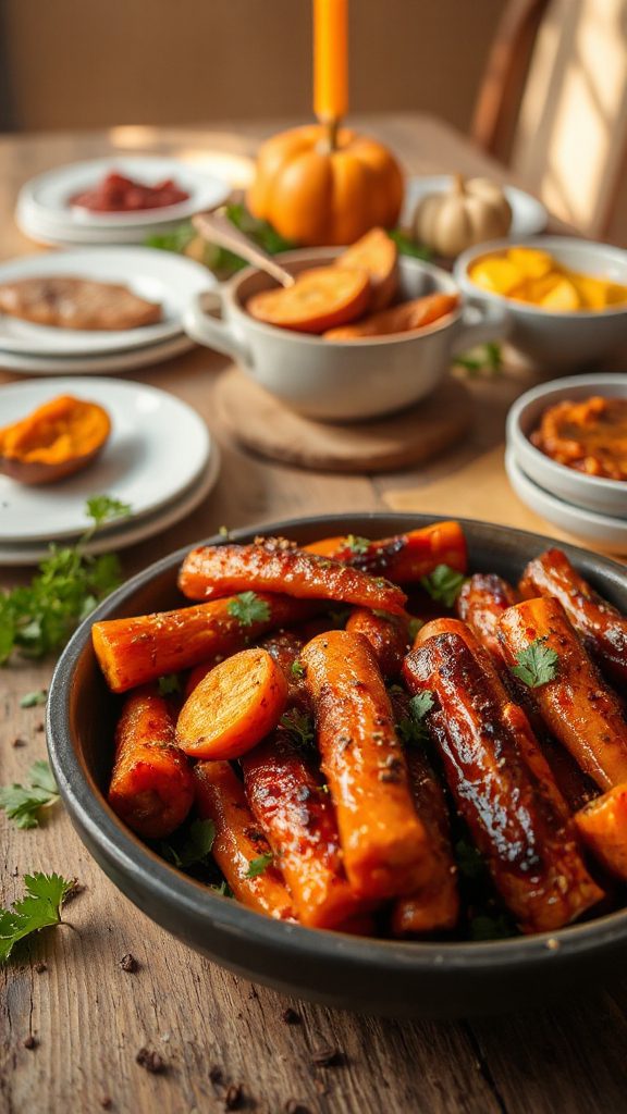 chipotle maple glazed carrots