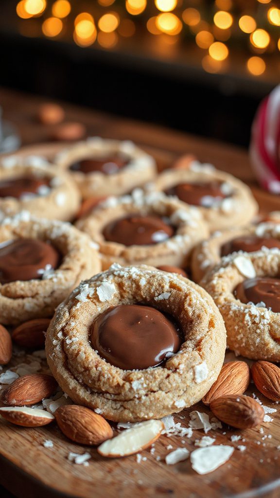chocolate almond coconut cookies chocolate almond coconut cookies