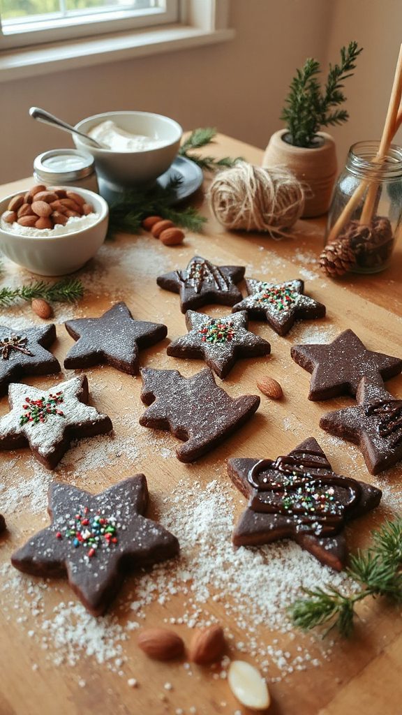 chocolate almond flour cookies