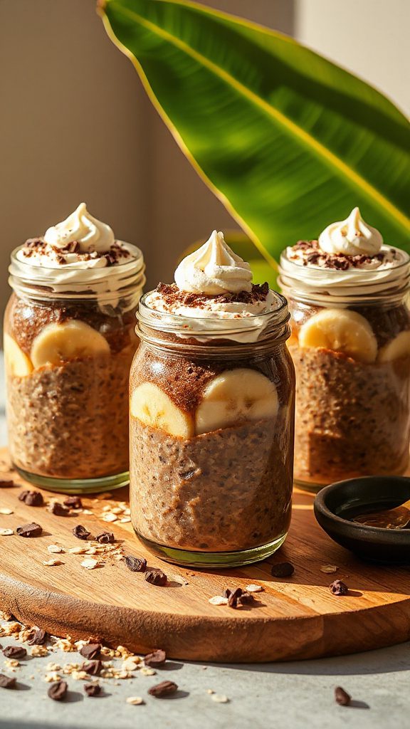 chocolate banana breakfast oats chocolate banana breakfast oats