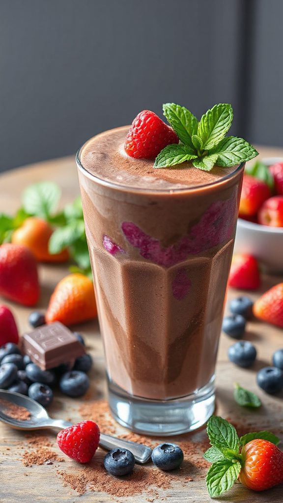chocolate berry smoothie recipe chocolate berry smoothie recipe