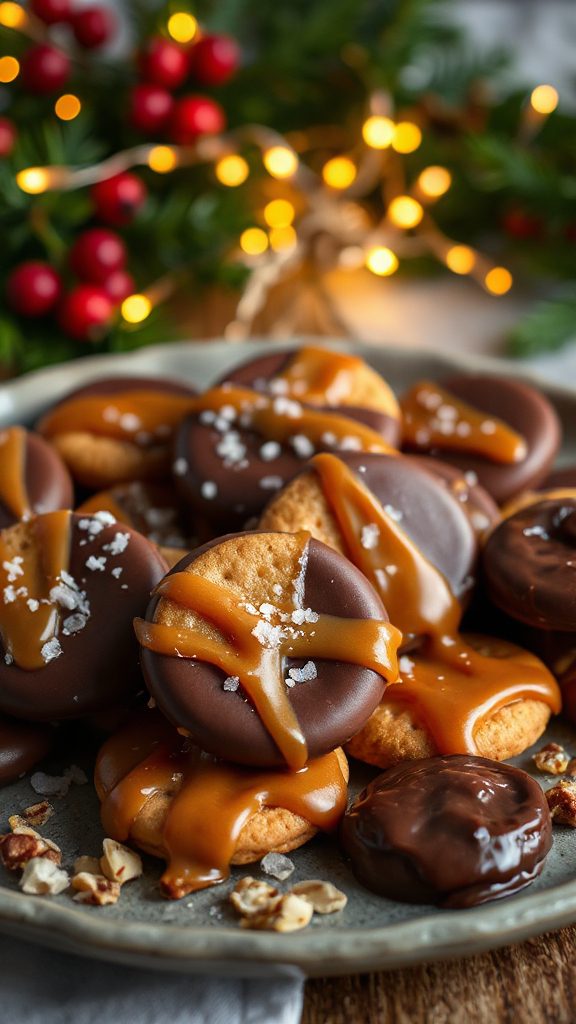 chocolate caramel cracker cookies chocolate caramel cracker cookies