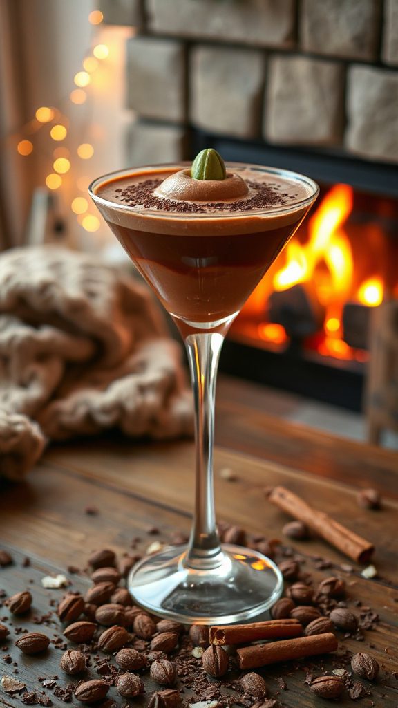 chocolate cardamom winter cocktail chocolate cardamom winter cocktail
