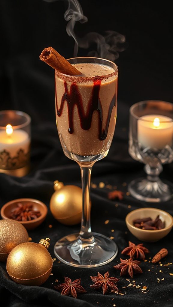 chocolate chai holiday cocktail chocolate chai holiday cocktail