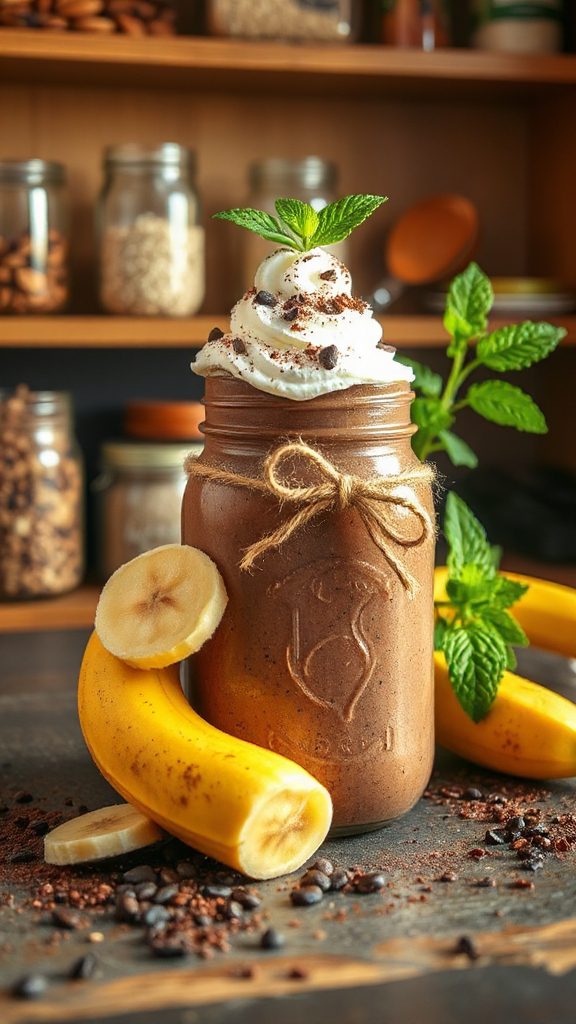 chocolate chia energy smoothie