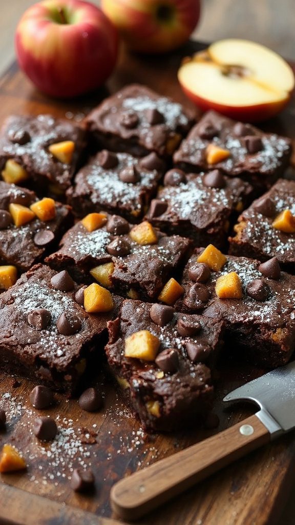 chocolate chip apple brownies chocolate chip apple brownies