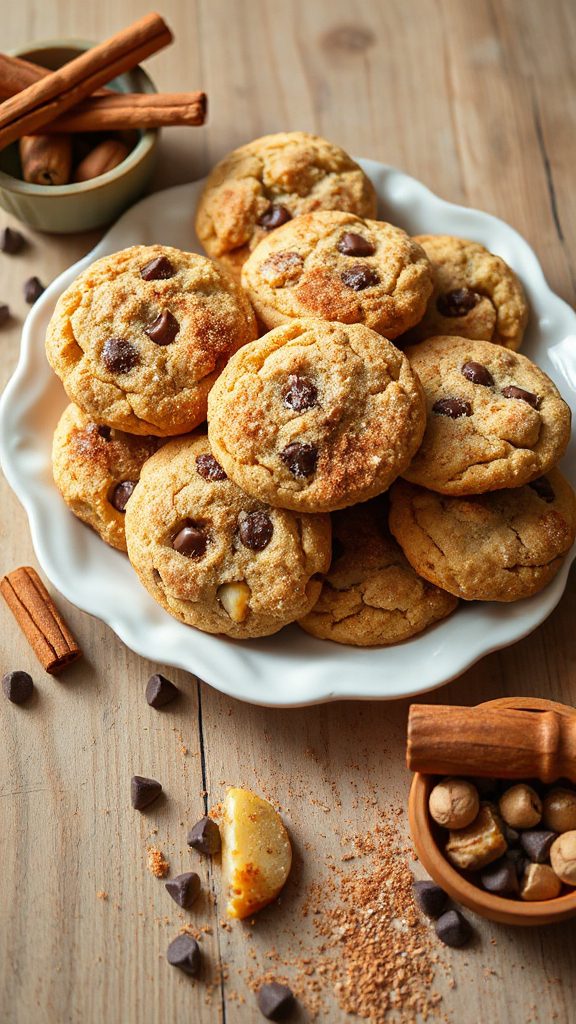 chocolate chip apple cookies