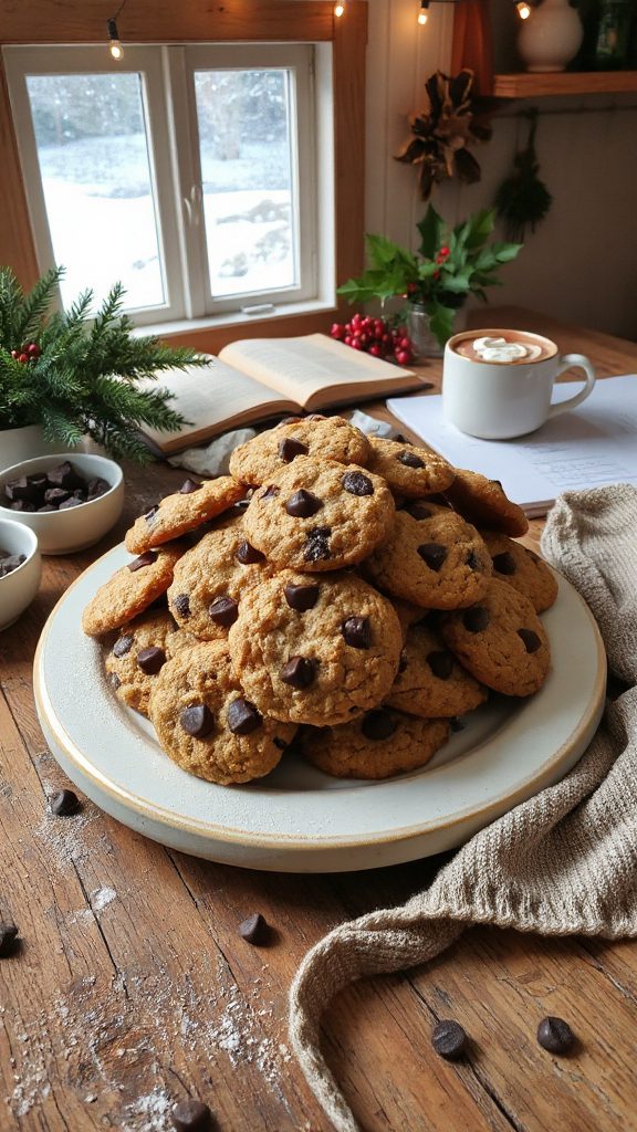 chocolate chip oatmeal cookies