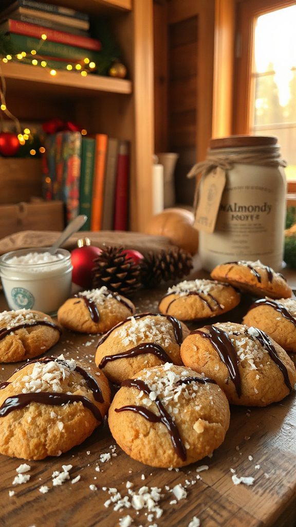 chocolate coconut almond cookies