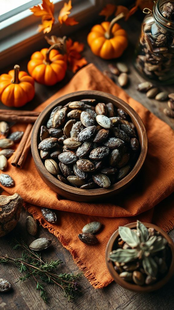 chocolate covered pumpkin seeds