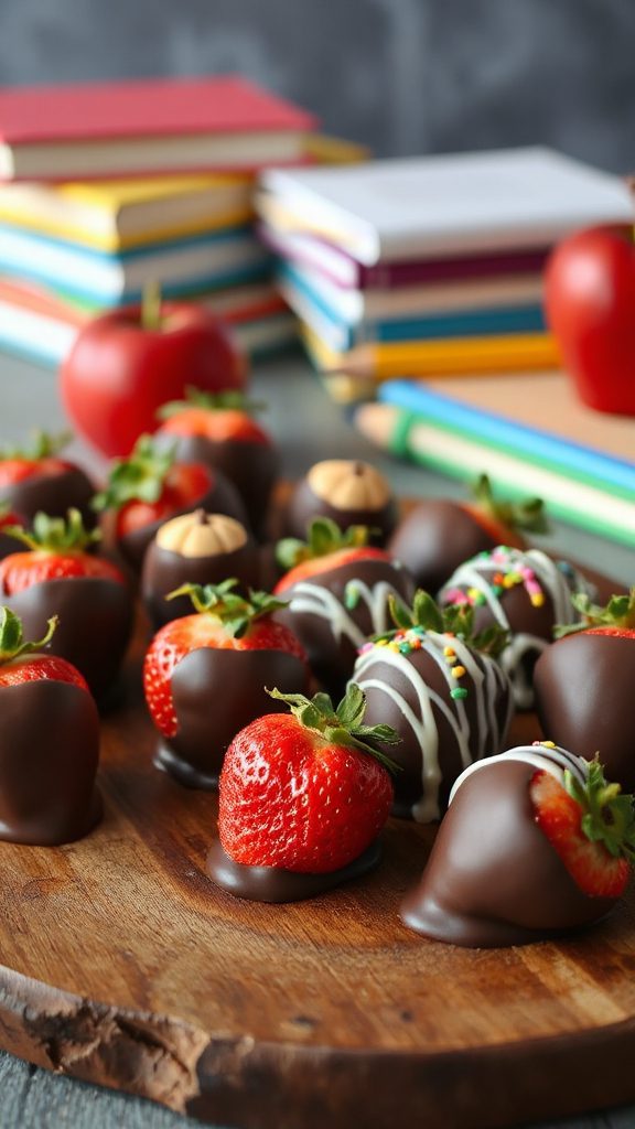 chocolate covered strawberry treat