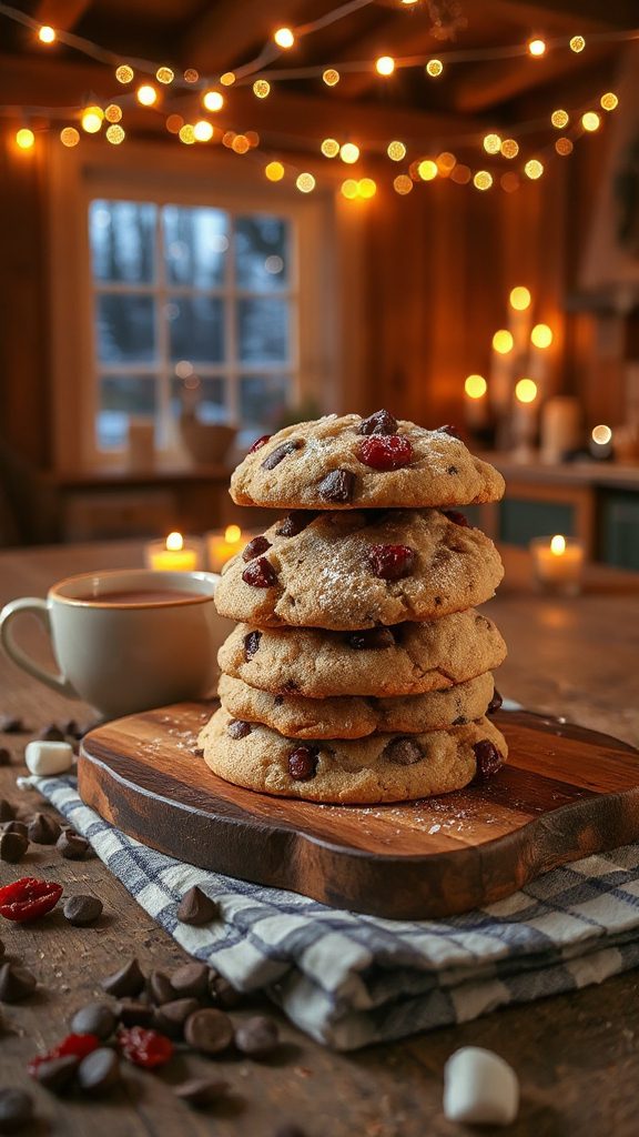 chocolate cranberry cookie recipe