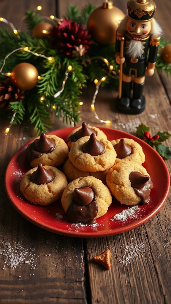 chocolate dipped peanut butter cookies