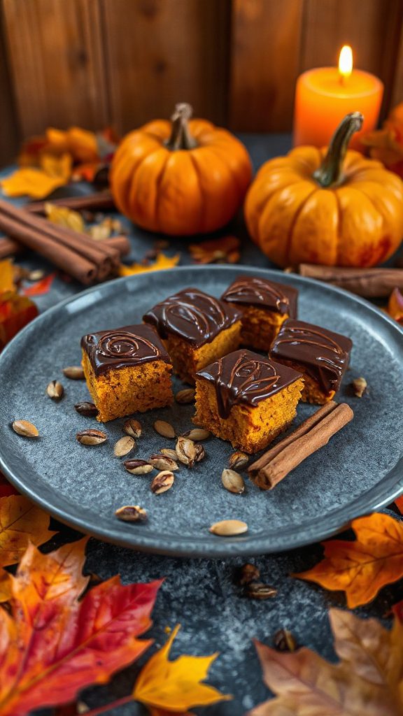 chocolate dipped pumpkin marshmallows