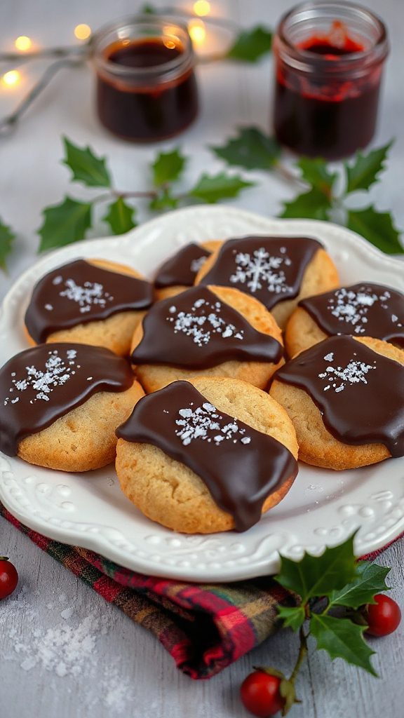 chocolate dipped shortbread cookies chocolate dipped shortbread cookies