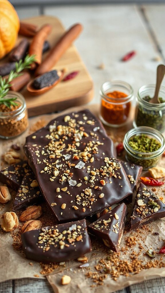 chocolate duqqa bark recipe